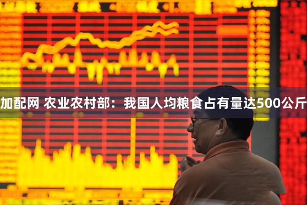 加配网 农业农村部：我国人均粮食占有量达500公斤