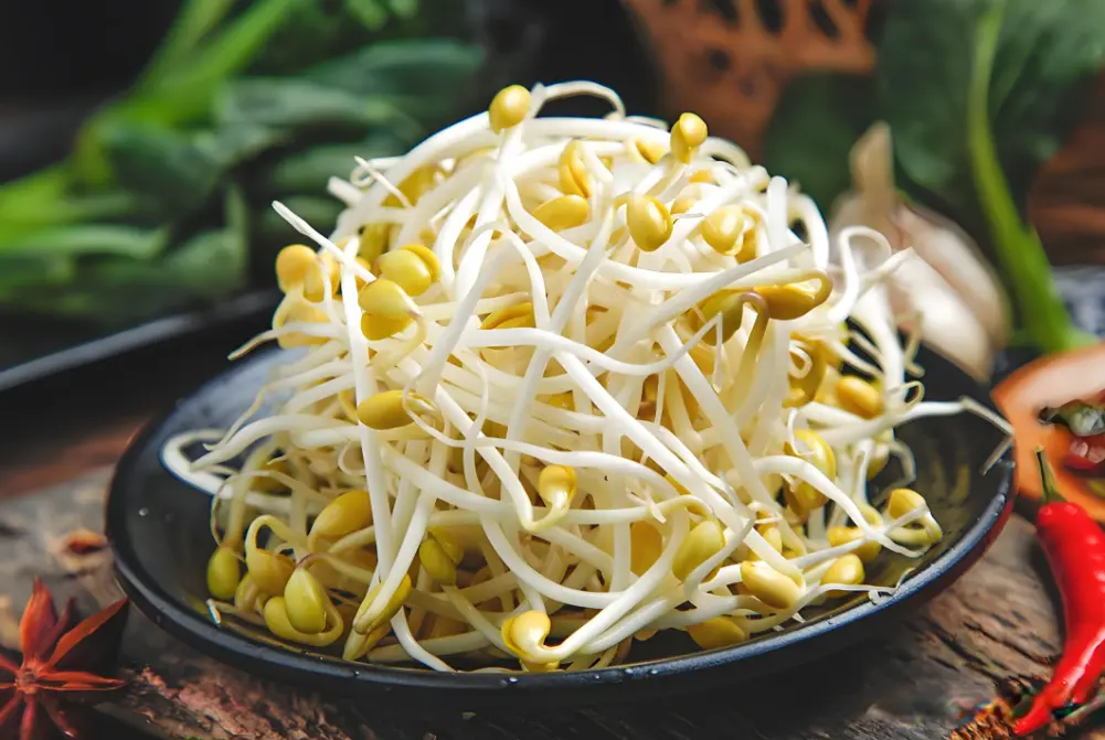 同花配 黄豆芽一般焯水几分钟熟？怎么做好吃？分享4种做法，美味健康